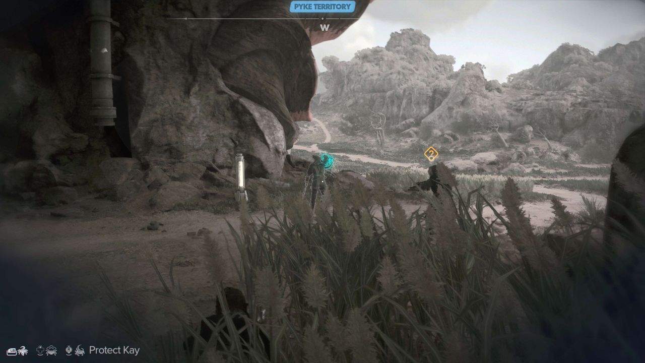 Screenshot of Star Wars Outlaws on Xbox Series X.