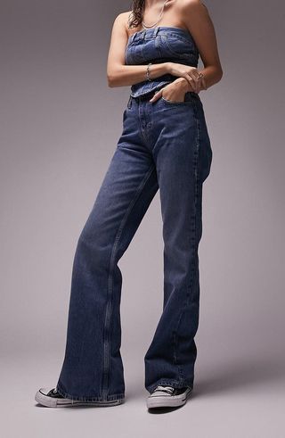 '90s High Waist Flare Jeans