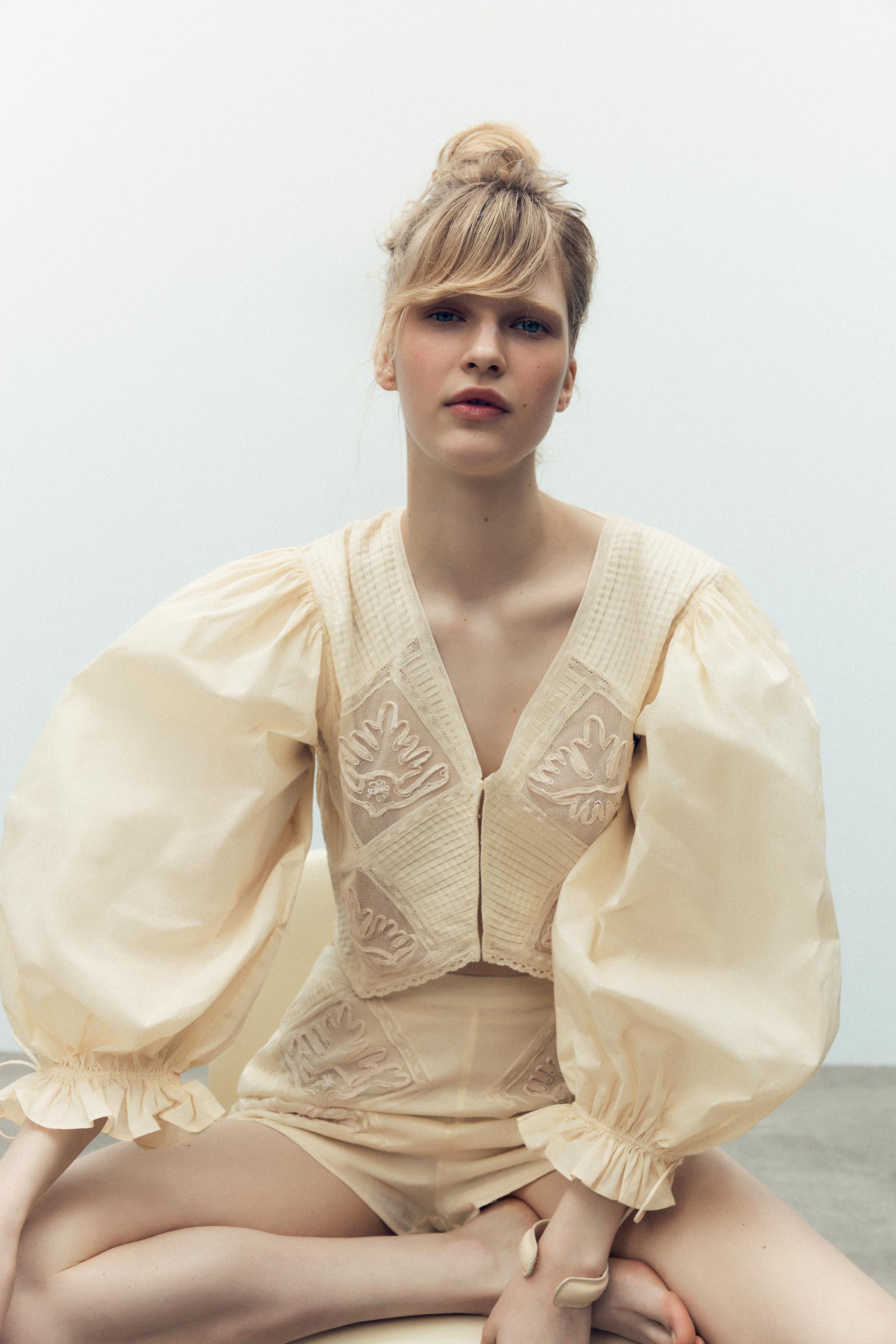 Limited Edition Pleated Lace Shirt