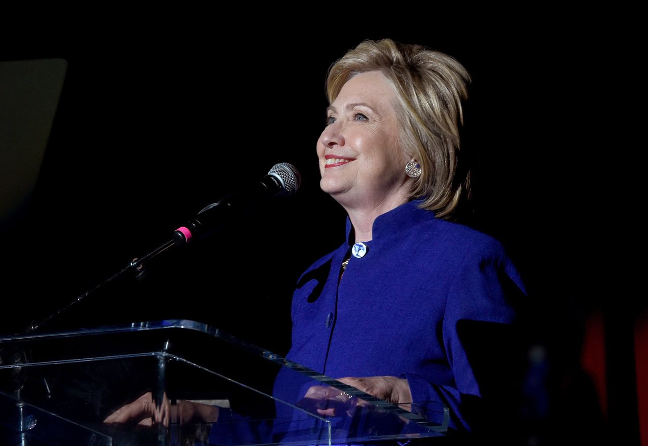 Hillary Clinton speaks in California