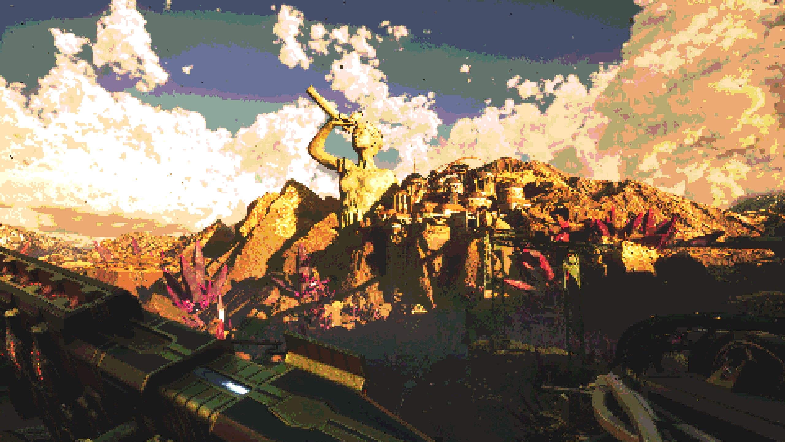 The Outer Worlds 2 has a helmet that makes it look like an arcade game, including an ‘insert coins to continue’ option