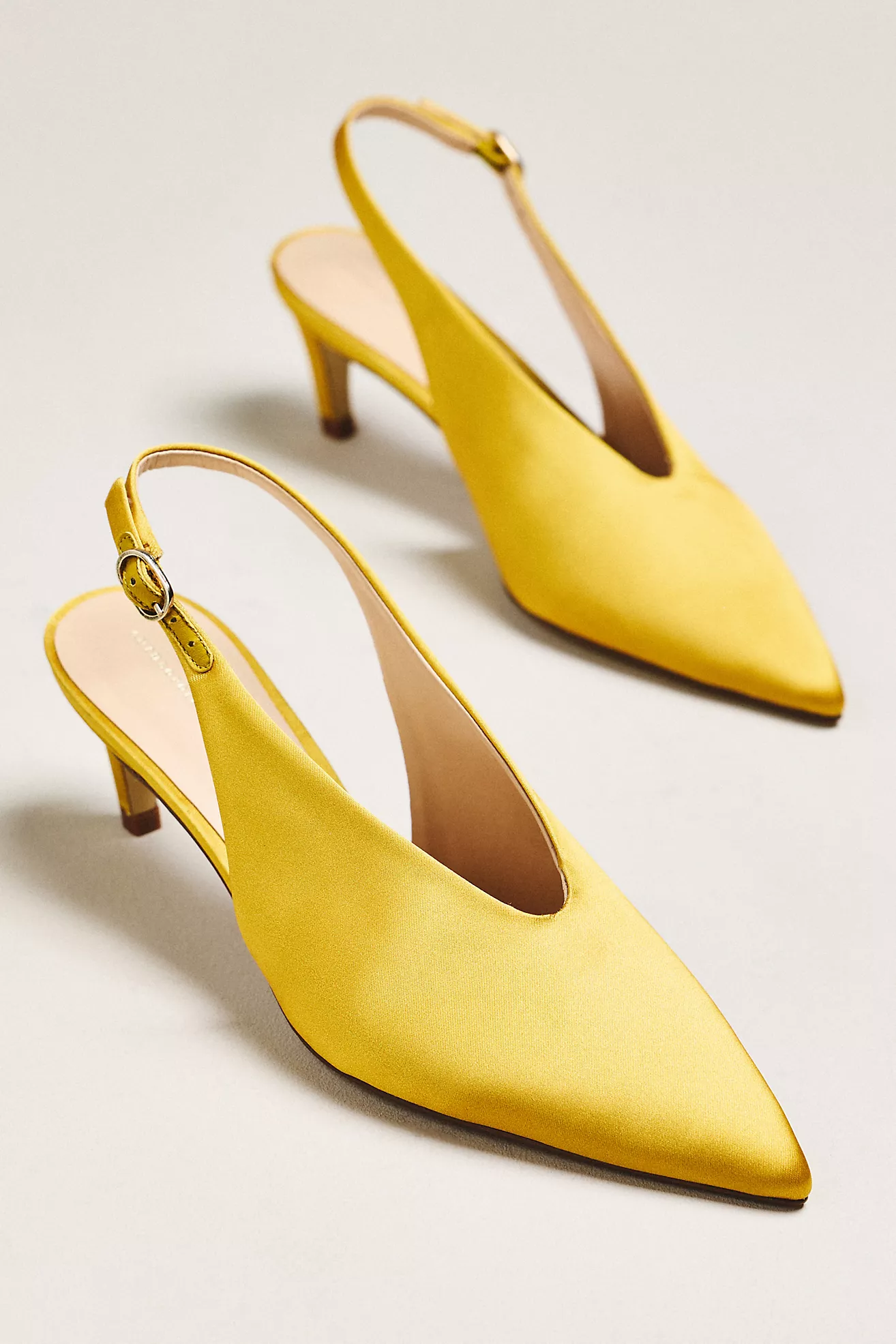 By Anthropologie Pointed-Toe Slingback Pumps