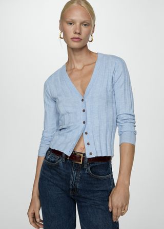 Button Knit Cardigan - Women | Mango Usa