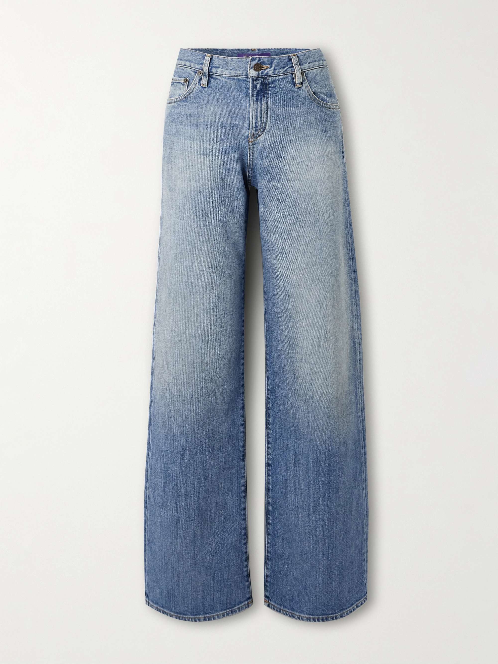Mid-Rise Wide-Leg Jeans