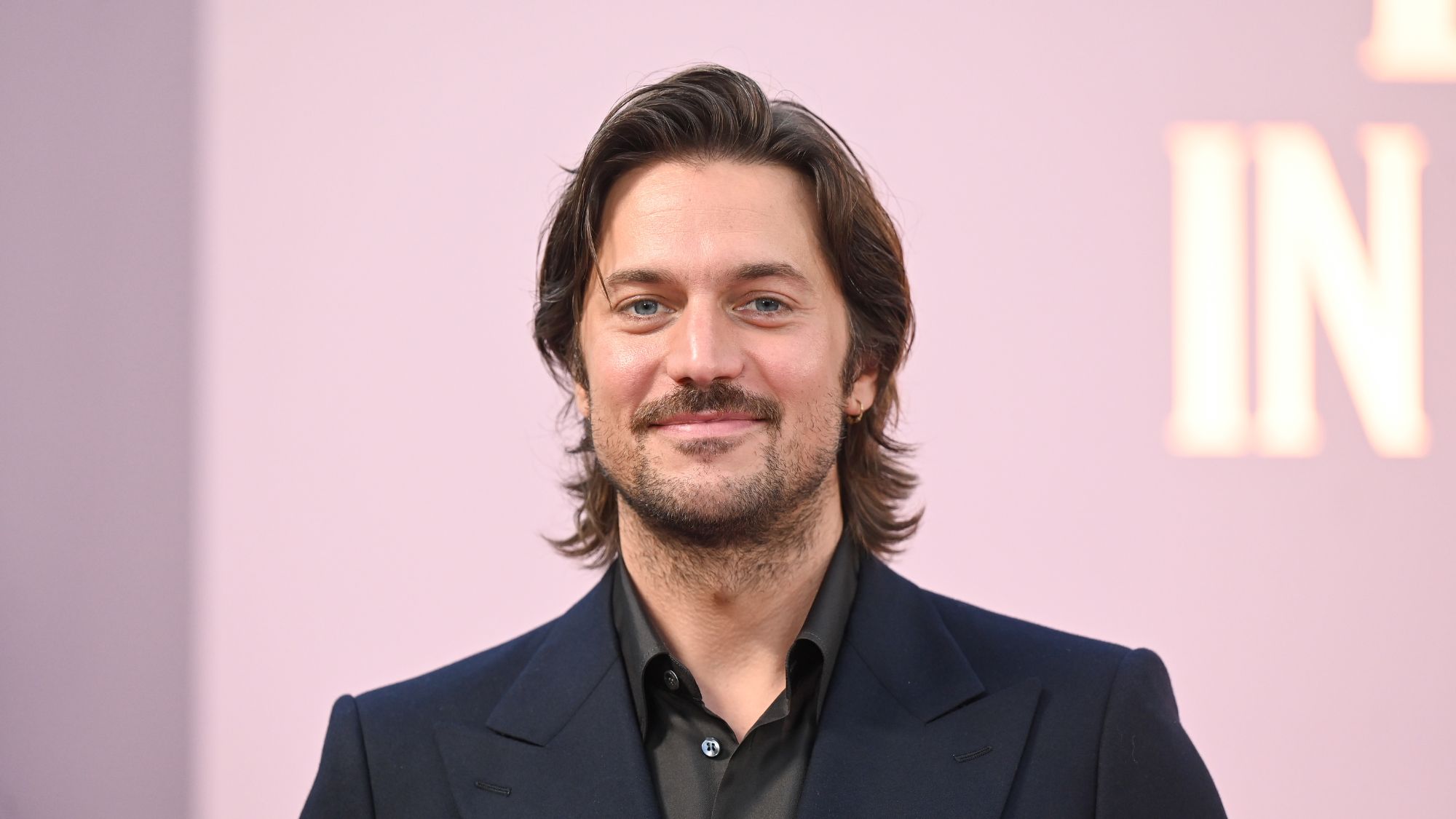 Lucas Bravo attends the premiere of Emily in Paris season 3 part 1