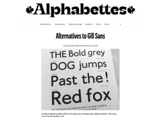 Top typography resources: Alphabettes