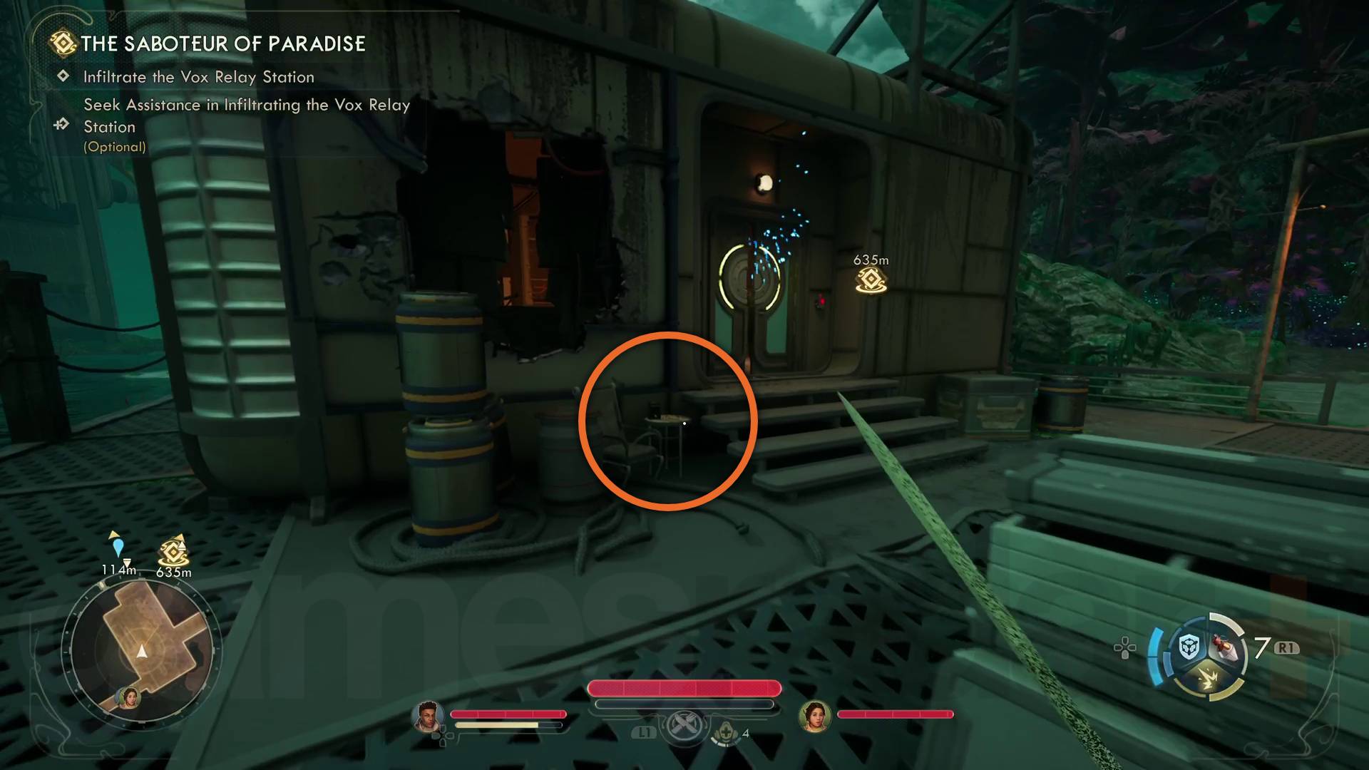 The Outer Worlds 2 In Pursuit of Purloined Propaganda volume 3 outside broken doors