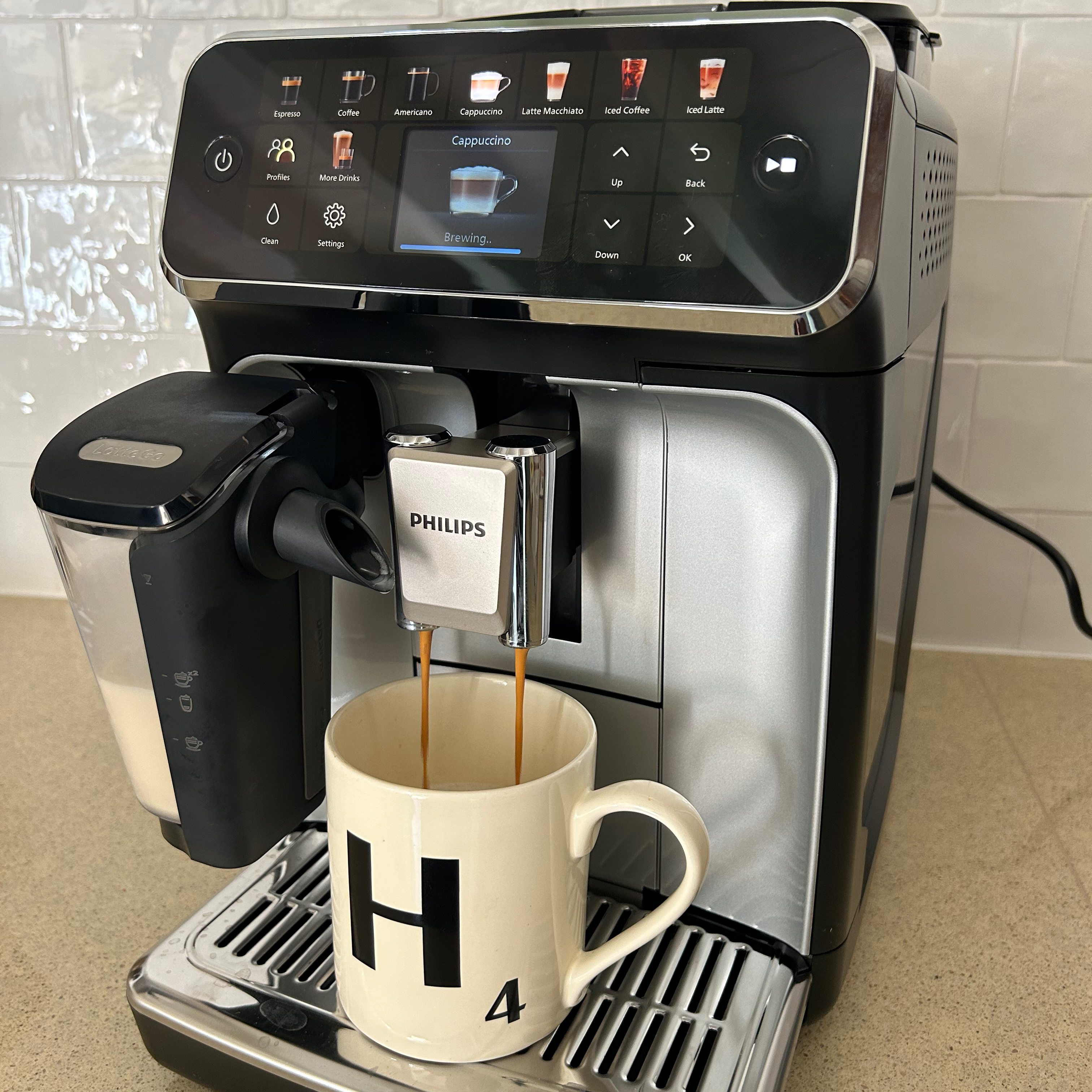 Testing Philips bean to cup coffee machine