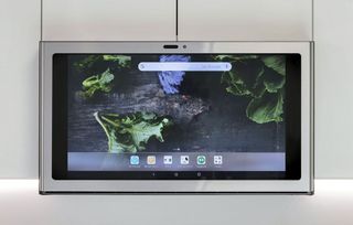 One year after revealing the prototype, the Kitchen Hub is ready for a May commercial launch. The over-the-range creation consists of a 27-inch touchscreen display, forward- and downward-facing cameras, built-in Google Assistant and a ventilation system to provide recipes, live video chat, and whole-home connectivity over the U+ Connect open platform. Suggested retail: $1,199 to $1,399.