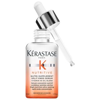 Nutritive Hydrating Split Ends Serum for Dry Hair on white background