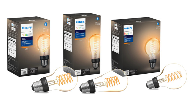 These new Hue filament bulbs won’t save the earth but have a real retro vibe