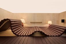Paulin Paulin Paulin lounge seating at Design Miami Paris