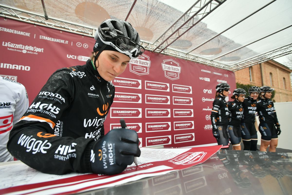 2017 Strade Bianche winner Elisa Longo Borghini