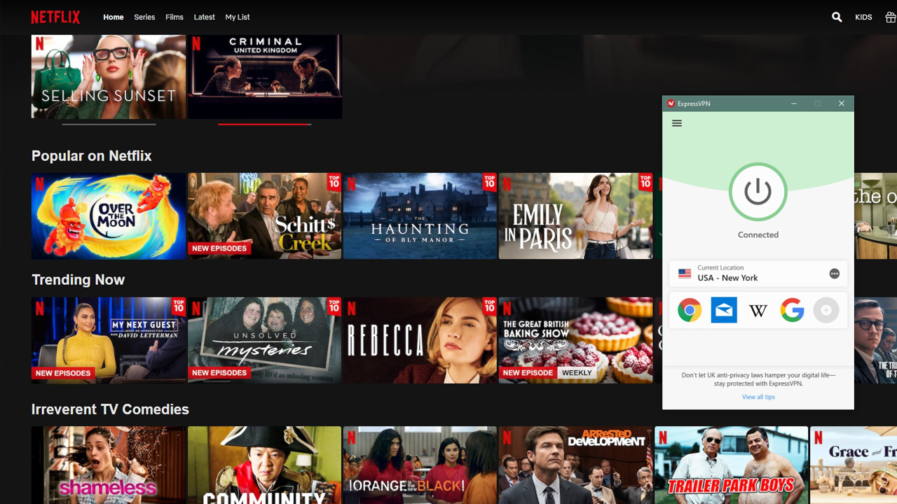 ExpressVPN Netflix