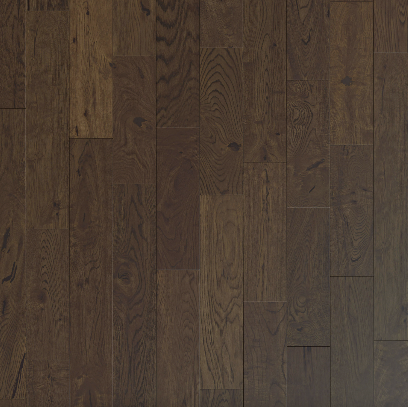 W by Woodpecker Dark Oak 18mm Solid Wood Flooring - 1.5m2