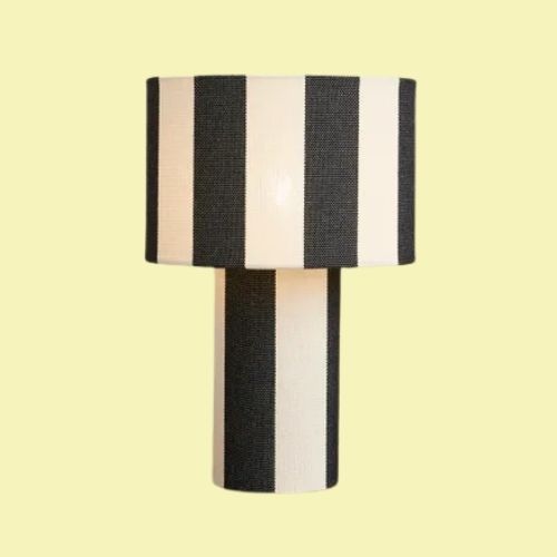 Dunelm, Beatrice Striped Table Lamp