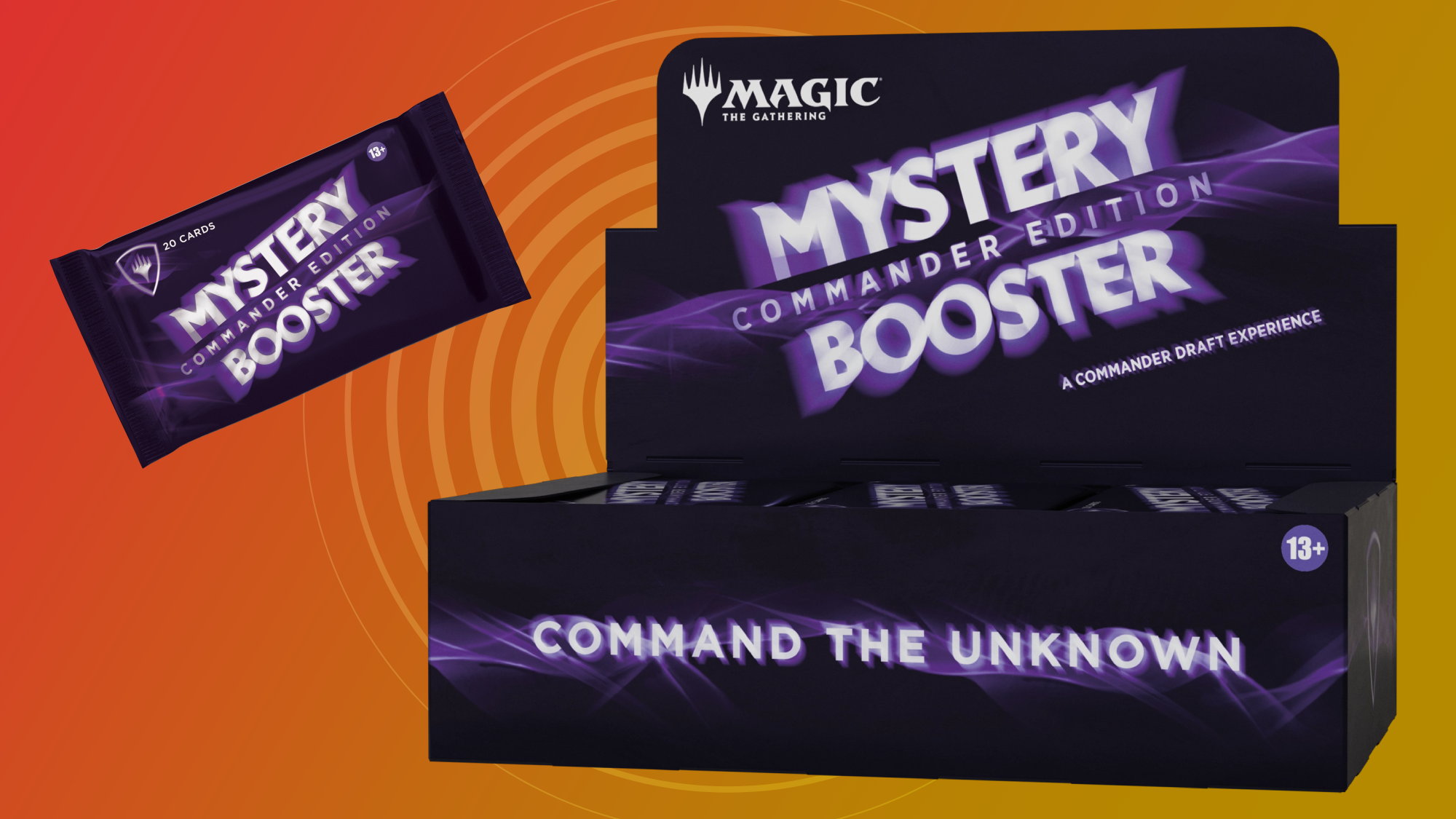 Cards and packs from Mystery Booster Commander Edition.