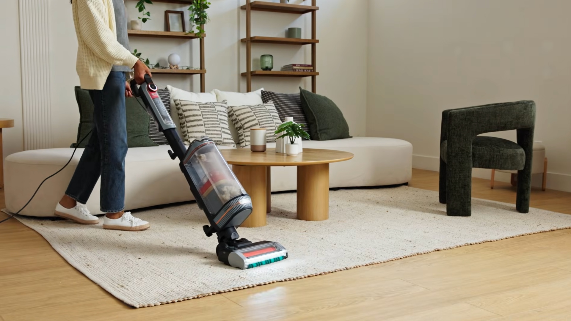 The Shark PowerDetect Transformer being used in a home