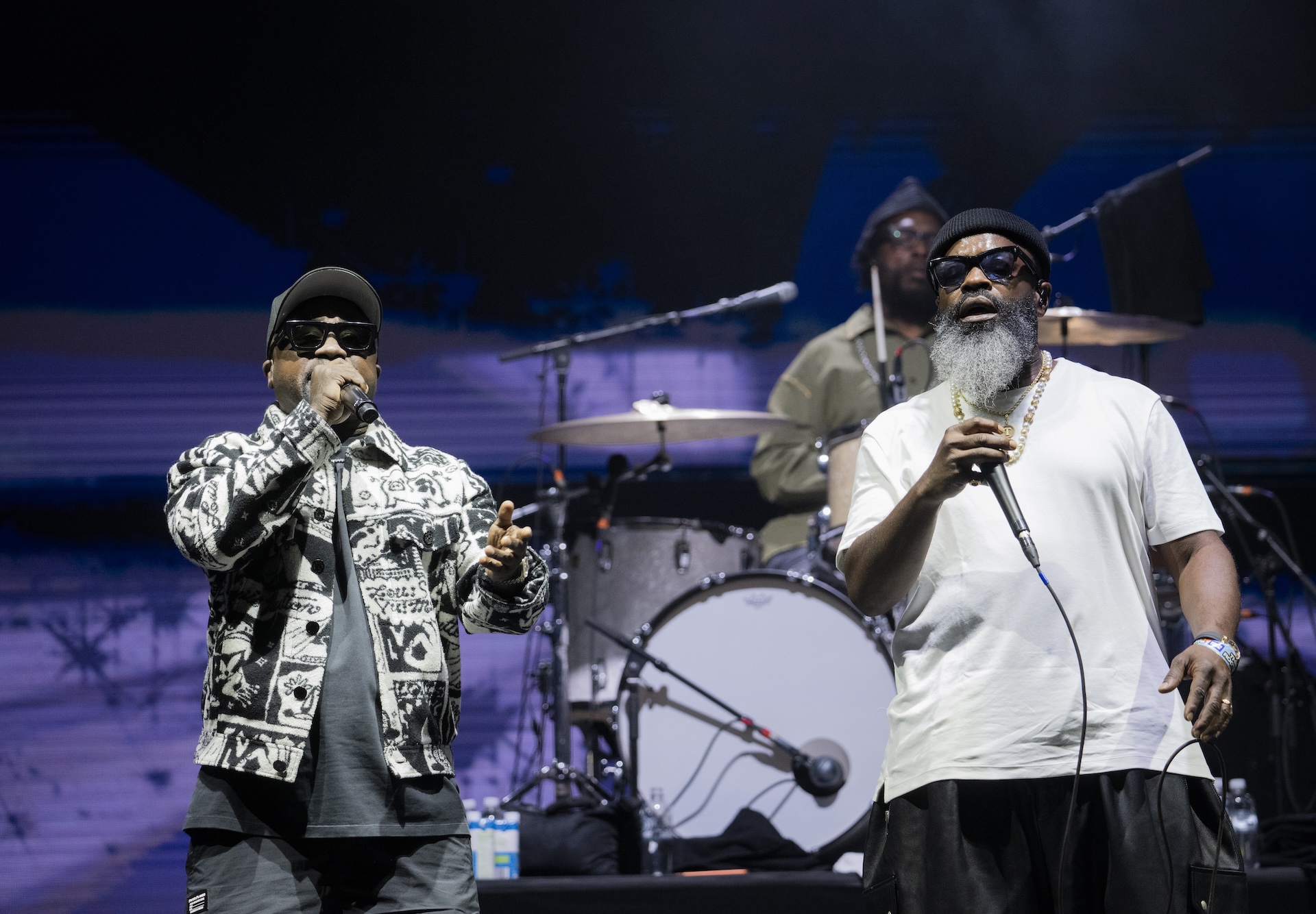 Havoc of Mobb Deep and Black Thought of The Roots perform onstage during ONE Musicfest 2025 at Piedmont Park on October 25, 2025 in Atlanta, Georgia