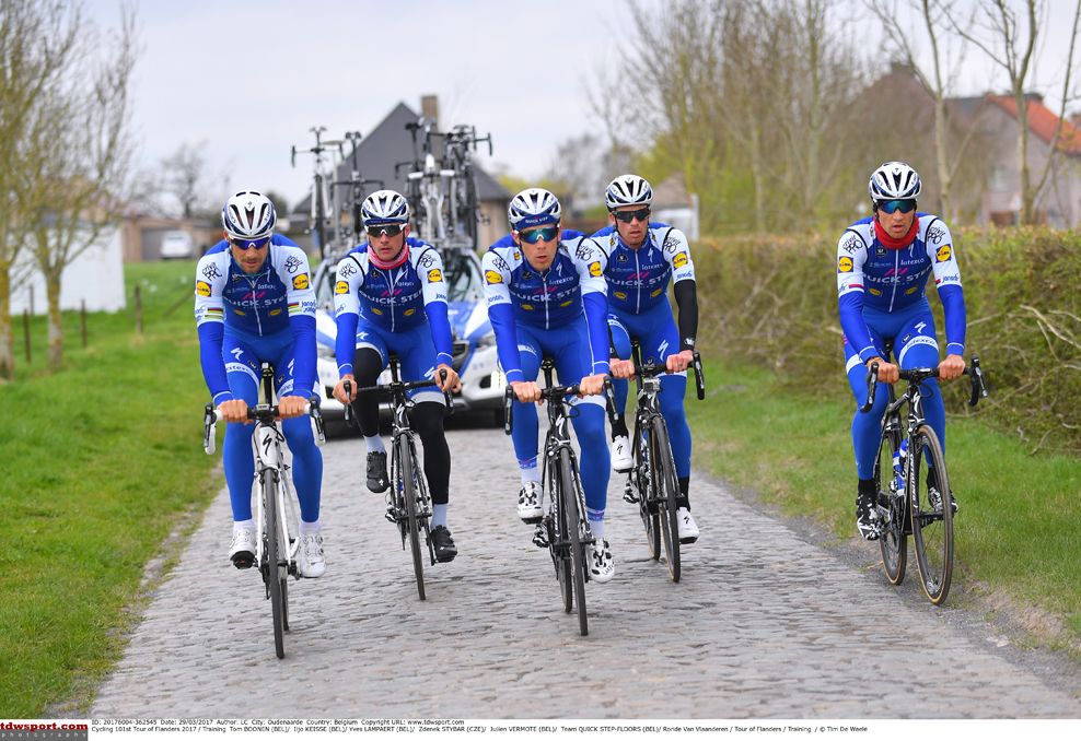 QuickStep Floors head into the Tour of Flanders with pressure on their shoulders