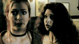 Alyson Hannigan and Sarah Michelle Gellar in Buffy the Vampire Slayer