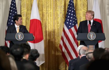 President Trump and Japan PM. 