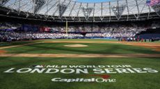 A general view prior to the game between the Chicago Cubs and the St. Louis Cardinals at London Stadium on Sunday, June 25, 2023 in London, England.