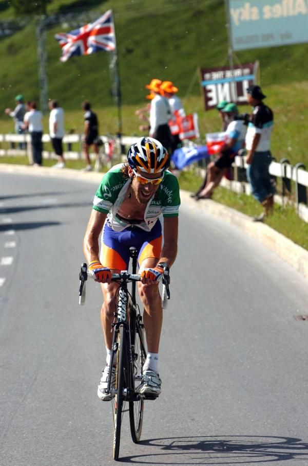 Laurens ten Dam (Rabobank) went deep to keep the green climber's jersey