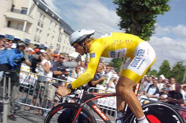 Tom Boonen (Quick.Step) down the ramp