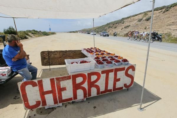 The break did not stop for fresh cherries.