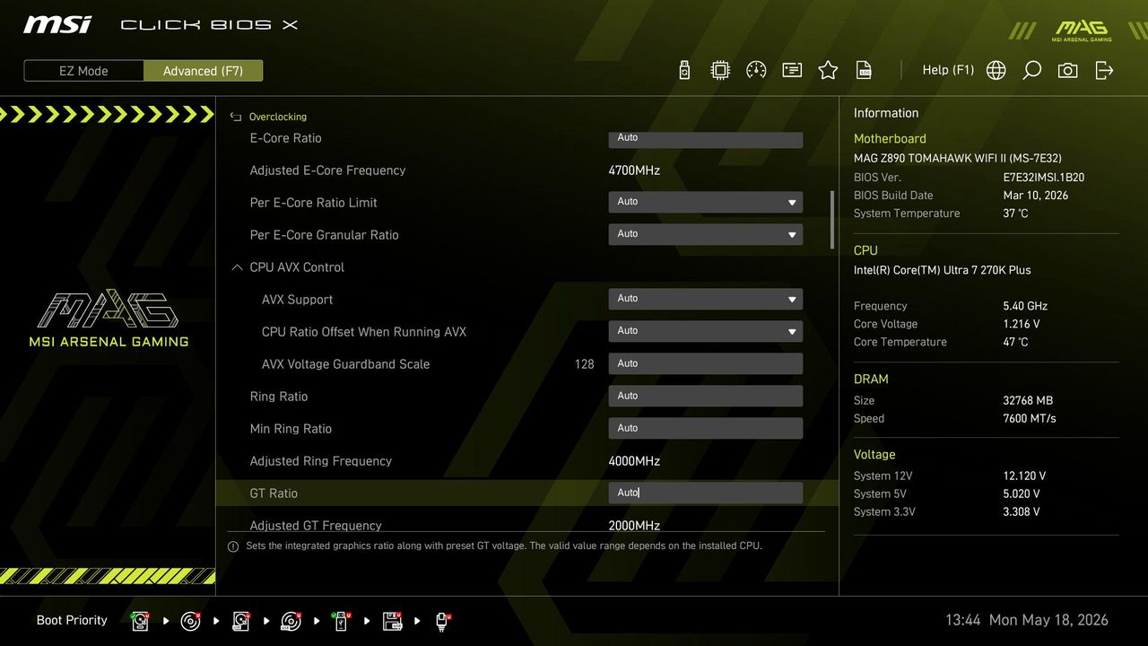 MSI MAG Z890 Tomahawk Wifi II