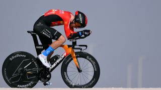 Tour de France Bikes 2021: Bahrain Victorious' Fred Wright on his Merida Warp TT bike