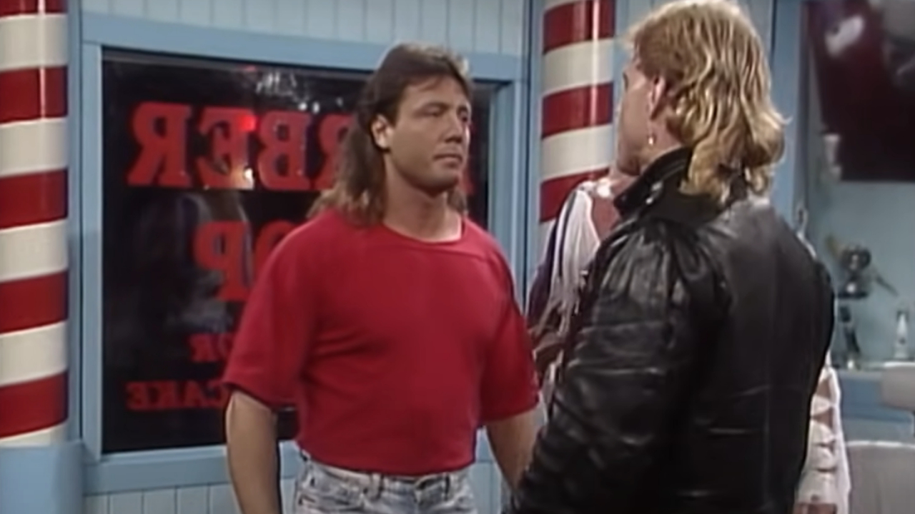 Marty Jannetty moment before being betrayed by Shawn Michaels