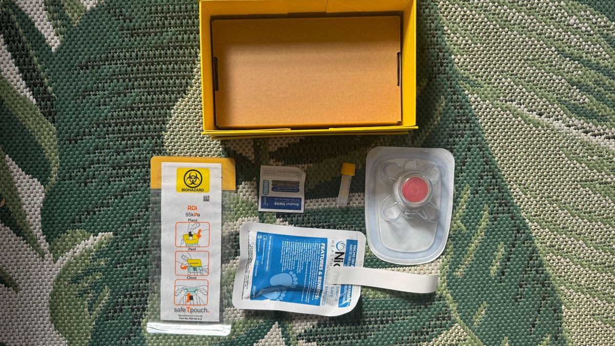Zoe's gut health kit, unboxed