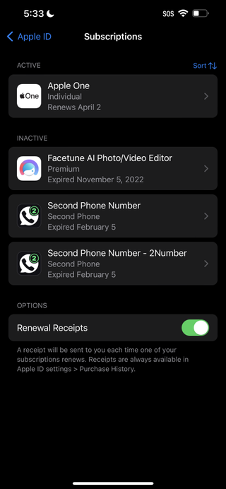 How to check iPhone subscriptions