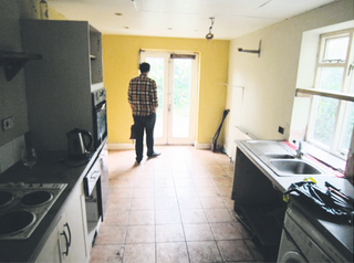 before shot of kitchen