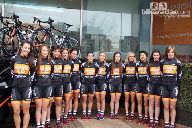 The Wiggle Honda Women's Pro Cycling team