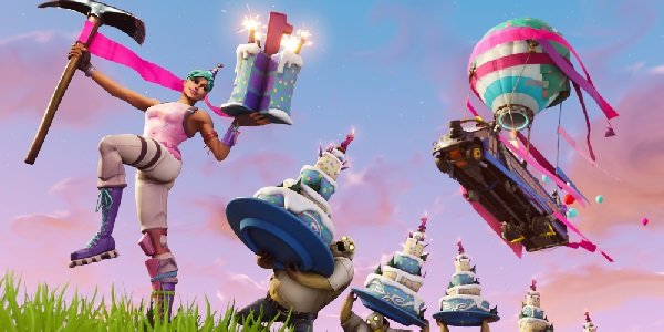 Fortnite first birthday celebration