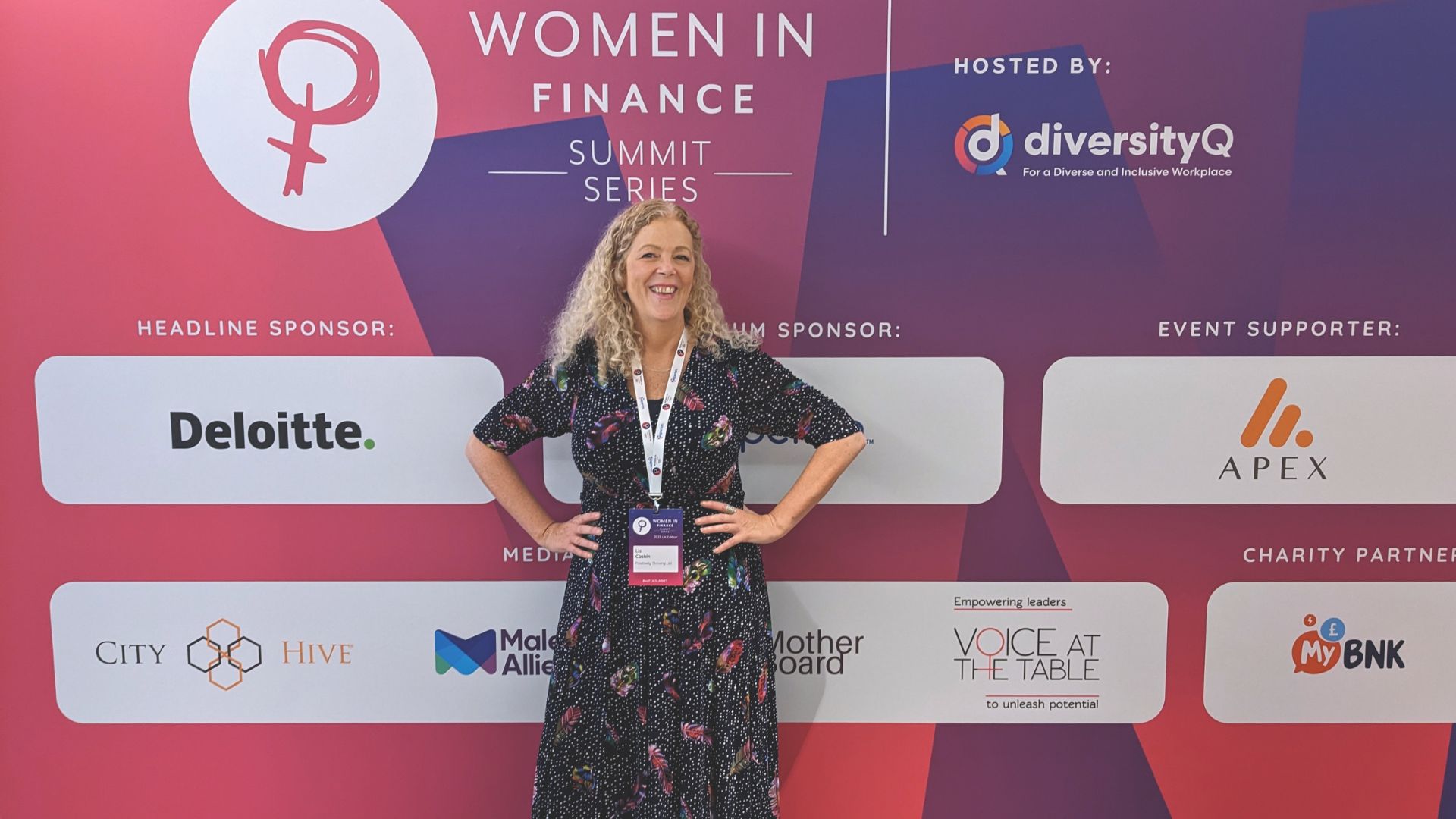 Lis Cashin at the women in finance summit