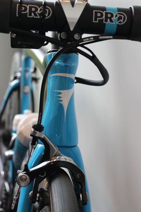 The front-end of the Pinarello DOGMA K8-S has a few modifications