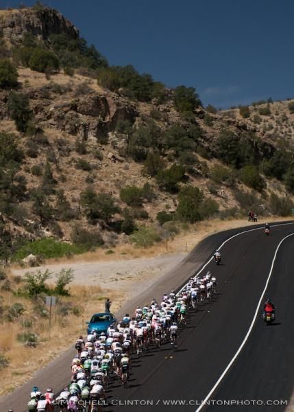 The pack climbs out of the Mimbres Valley