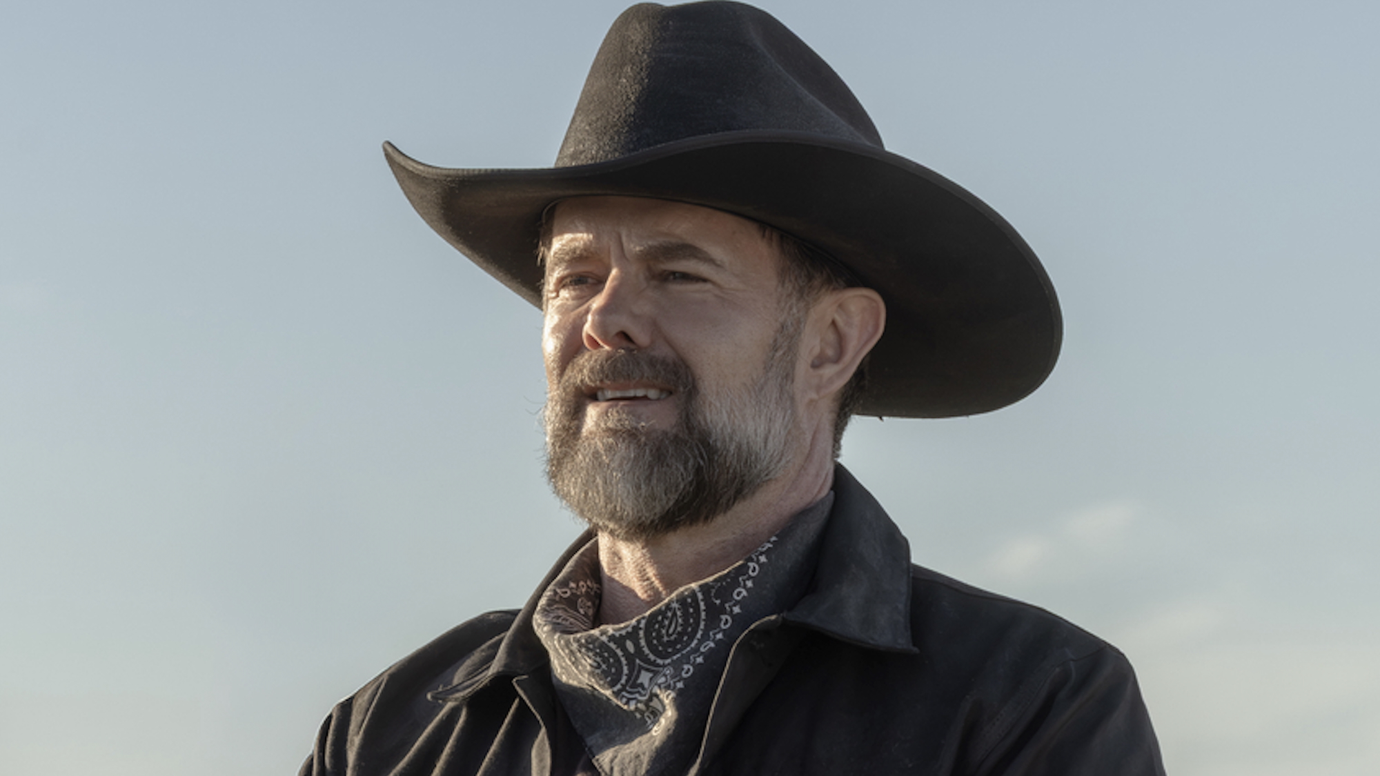 William Macon in cowboy hat on horseback in Lanterns Season 1