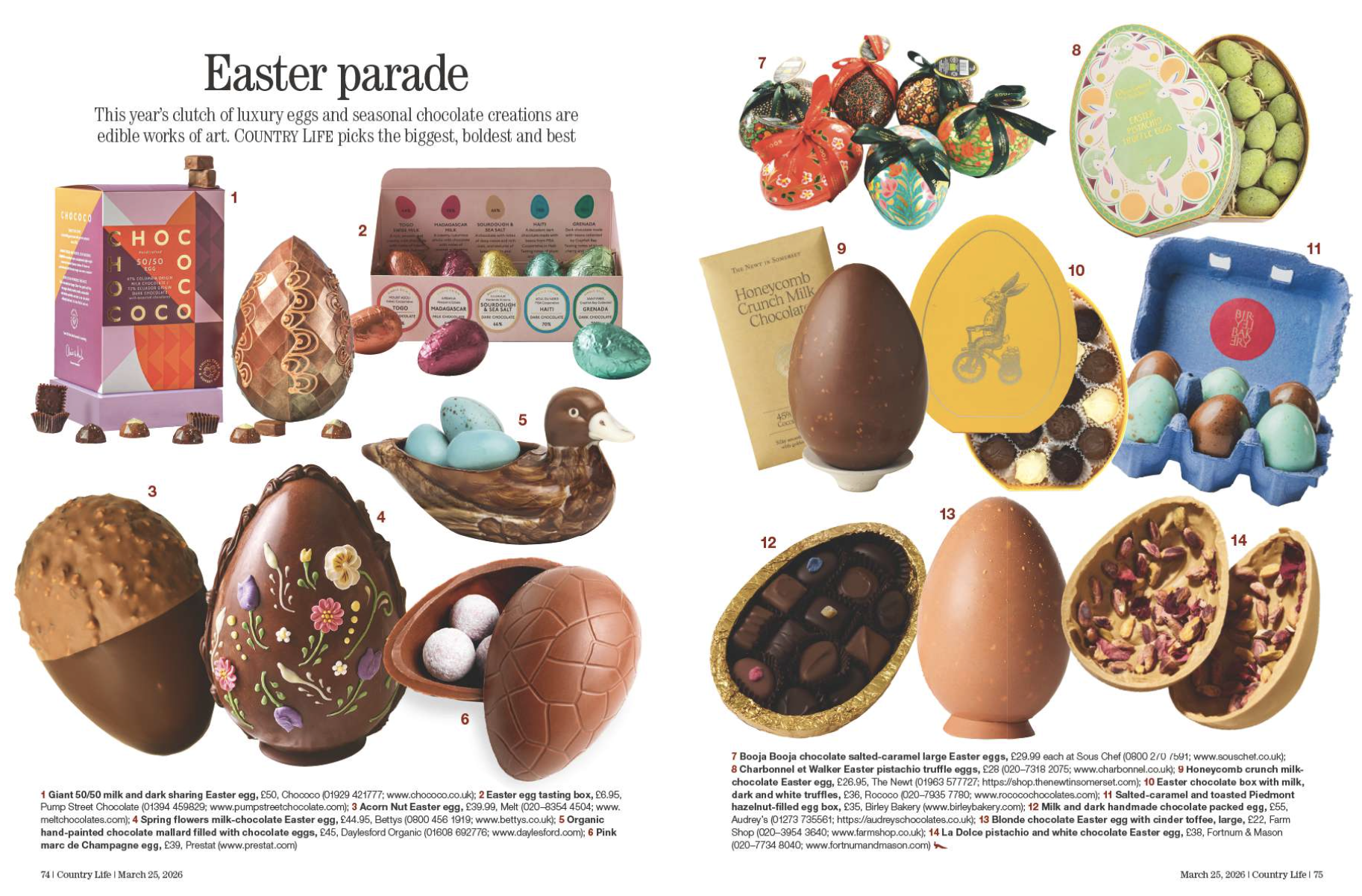 Spreads from Country Life 25 March 2026