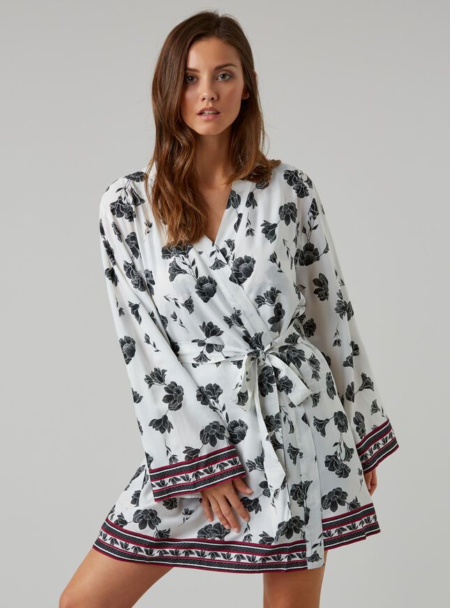 Floral robe