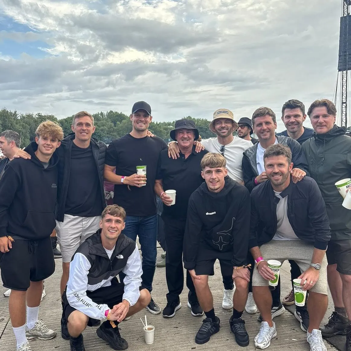 A whole host of former Manchester United stars were in attendance at Oasis