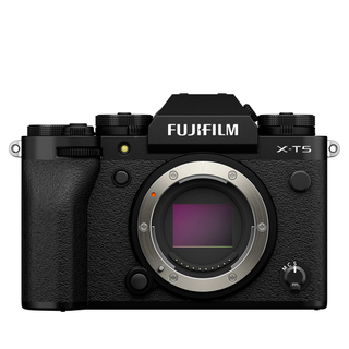 Fujiiflm X-T5 on a white background