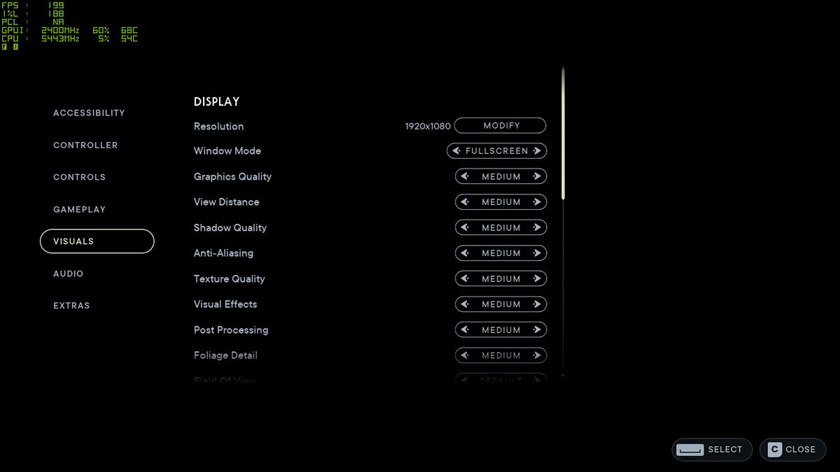 Star Wars Jedi Survivor image quality settings