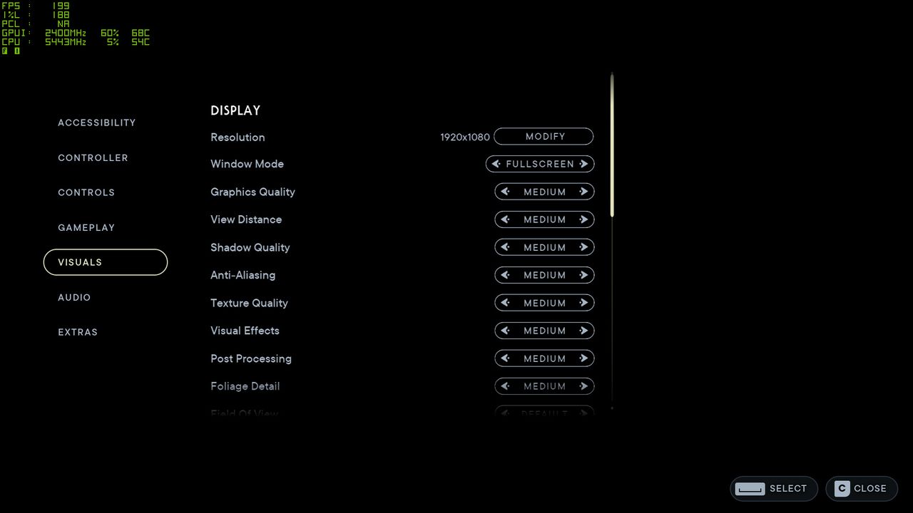 Star Wars Jedi Survivor image quality settings