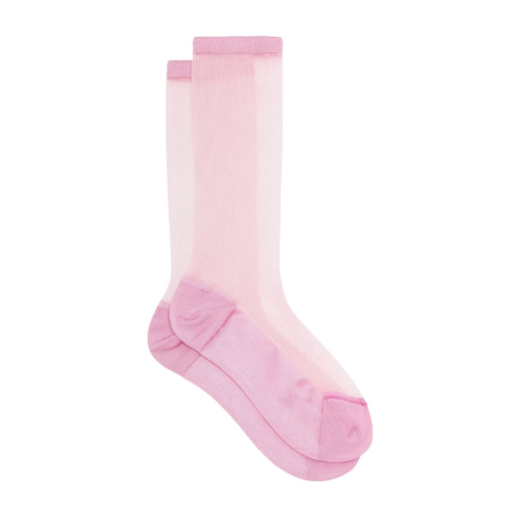 Raey Sheer ribbed silk-blend socks