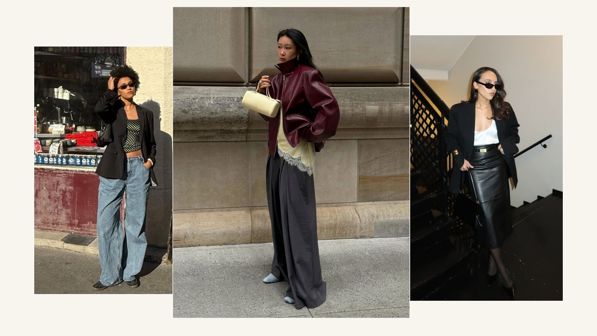 Influencers wearing satin tops 
